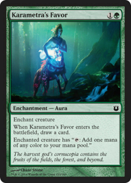 Karametra's Favor Born of the Gods - MTG