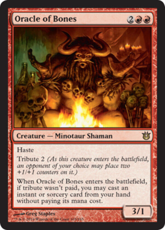 Oracle of Bones - Born of the Gods - MTG