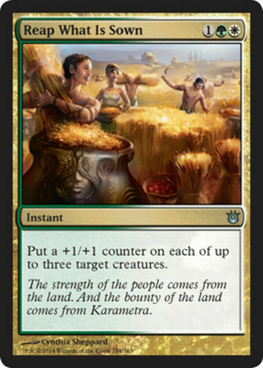Reap What Is Sown Born of the Gods - MTG