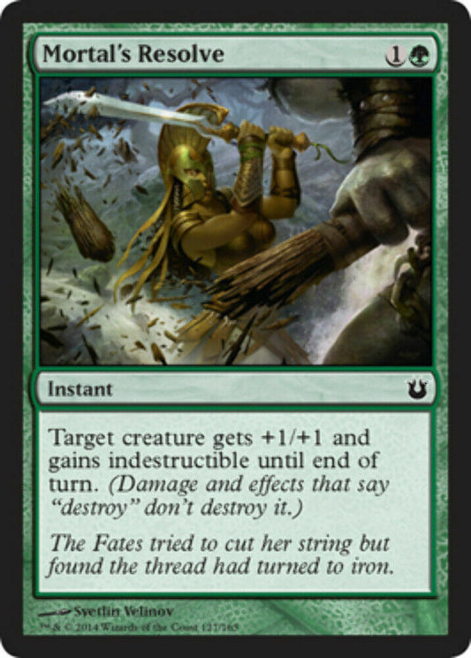 Mortal's Resolve Born of the Gods - MTG