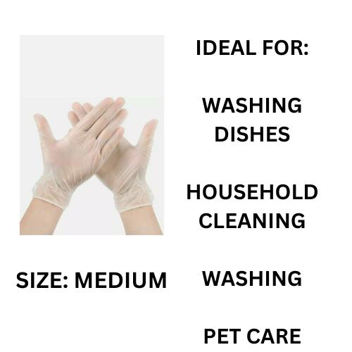 Disposable Powder Free Multi Purpose Extra Strong Gloves Multi-purpose 30 Pack