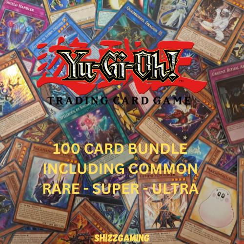 100 YuGiOh cards bundle Bulk Job Lot
