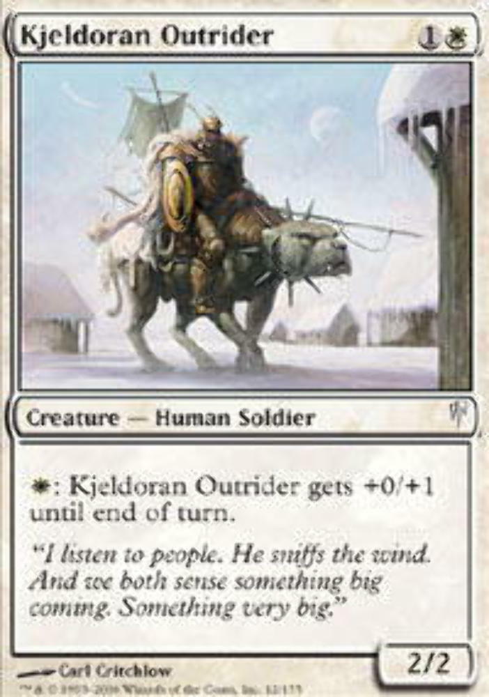Kjeldoran Outrider - ColdSnap - MTG
