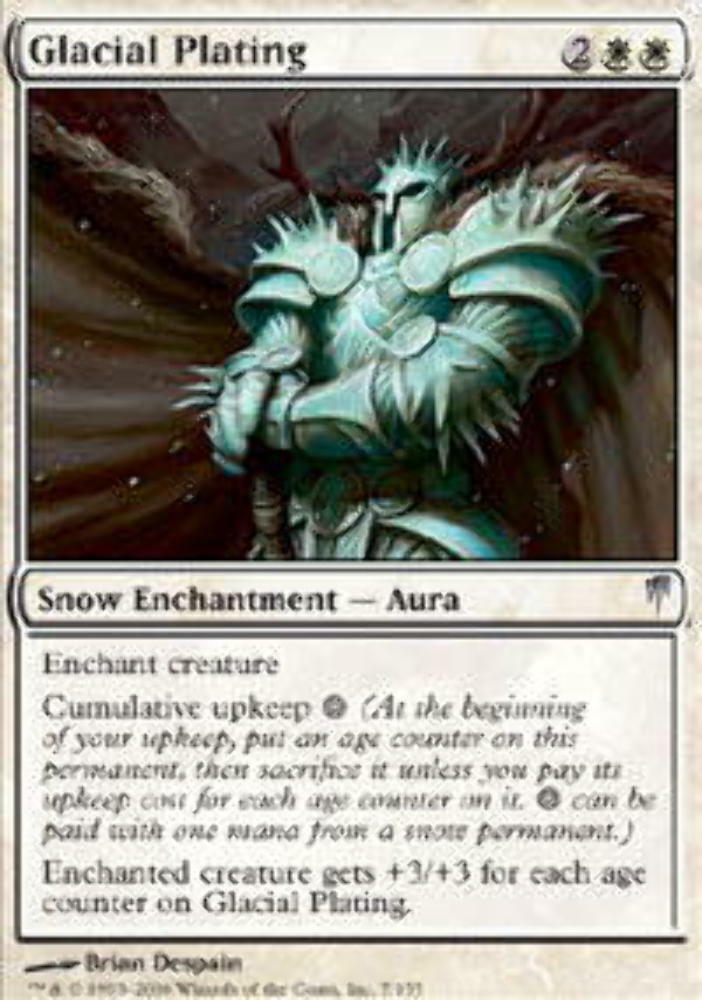 Glacial Plating - ColdSnap - MTG