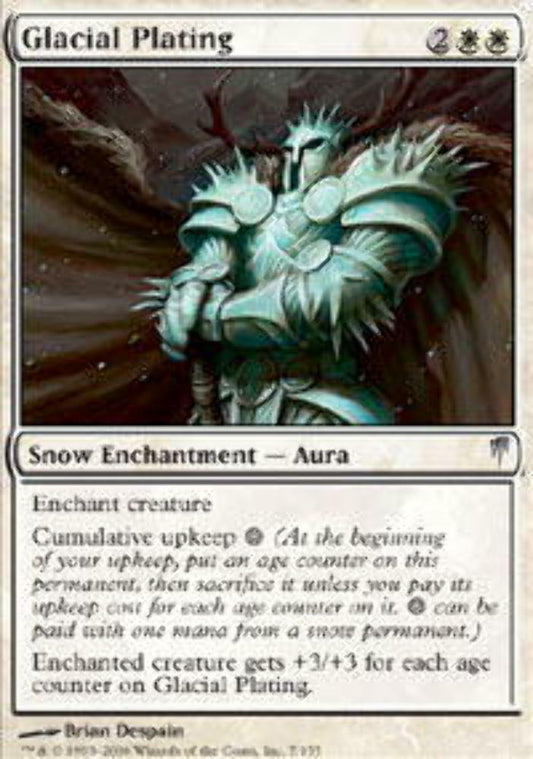 Glacial Plating - ColdSnap - MTG