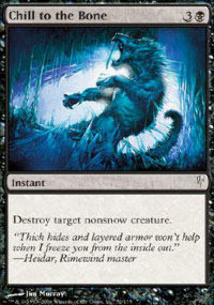 Chill to the Bone - ColdSnap - MTG