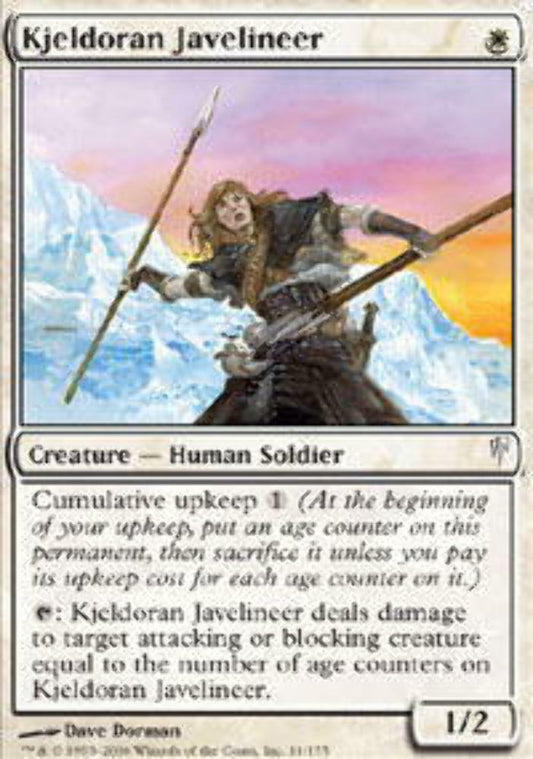 Kjeldoran Javelineer - ColdSnap - MTG