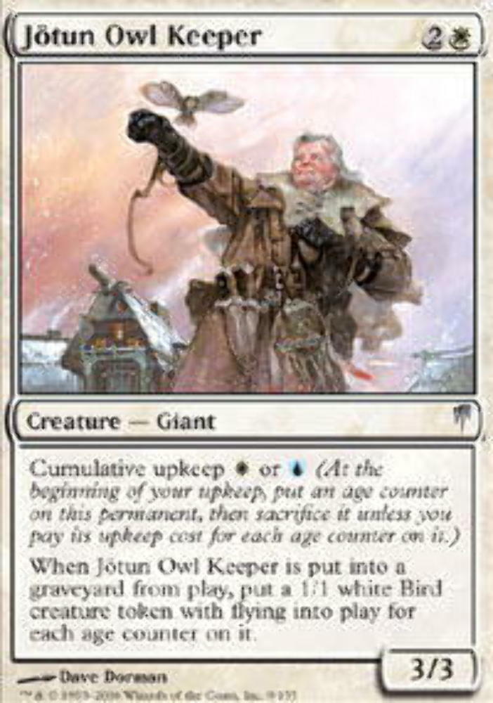 Jotun Owl Keeper - ColdSnap - MTG