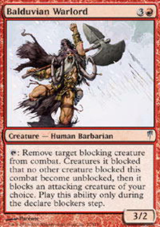 Balduvian Warlord - ColdSnap - MTG