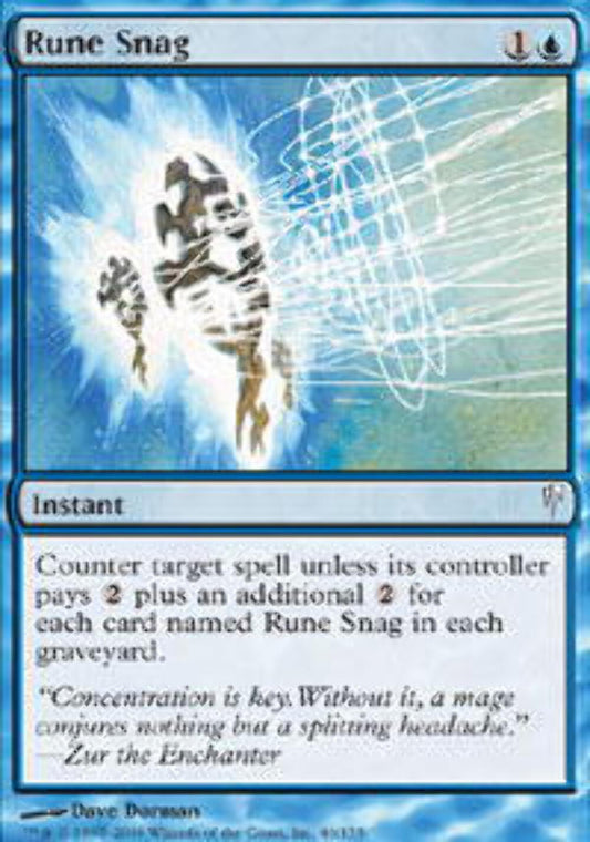 Rune Snag - ColdSnap - MTG