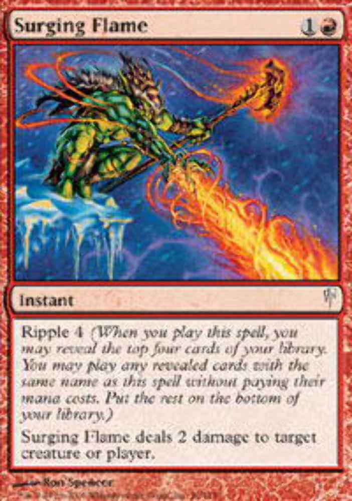 Surging Flame - ColdSnap - MTG