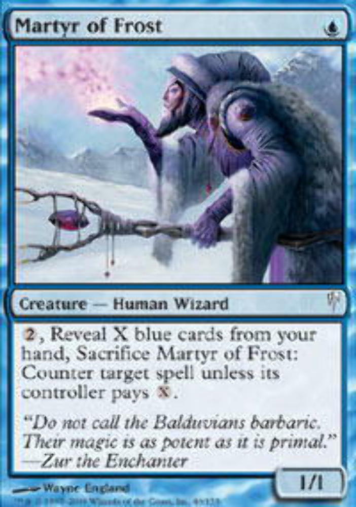 Martyr of Frost - ColdSnap - MTG
