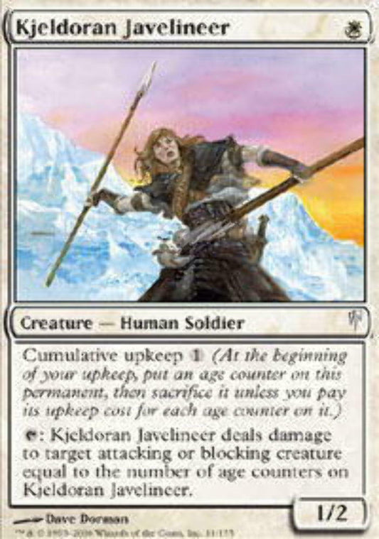 Kjeldoran Javelineer - Foil - ColdSnap - MTG