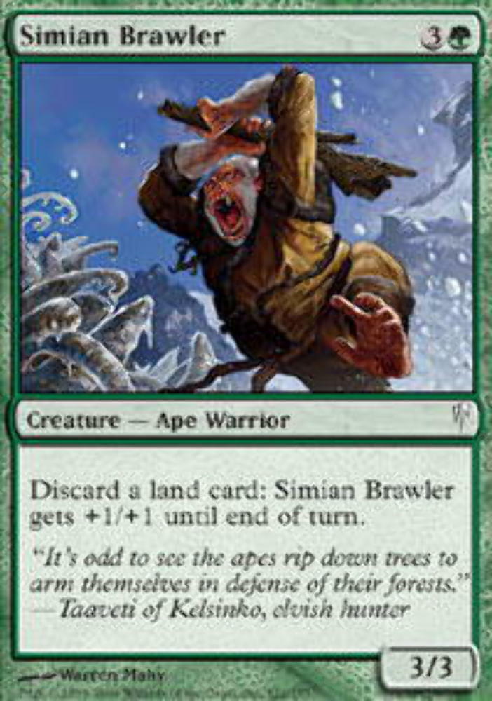 Simian Brawler - ColdSnap - MTG