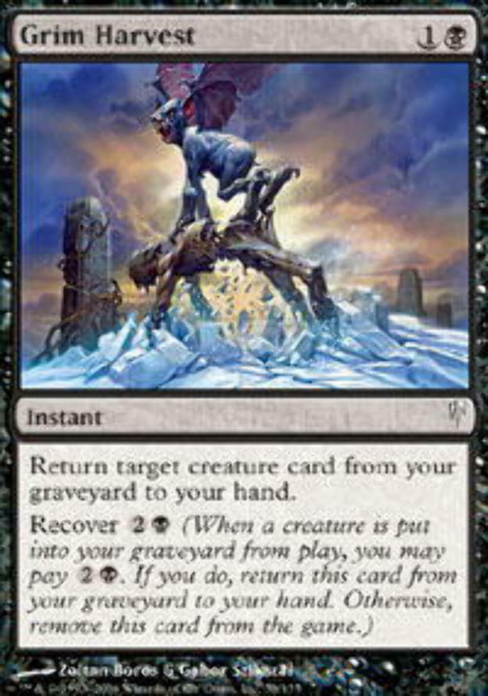 Grim Harvest - ColdSnap - MTG