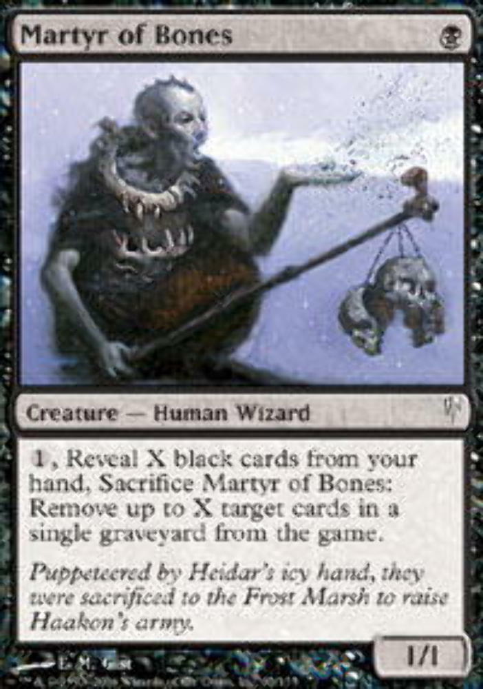 Martyr of Bones - ColdSnap - MTG