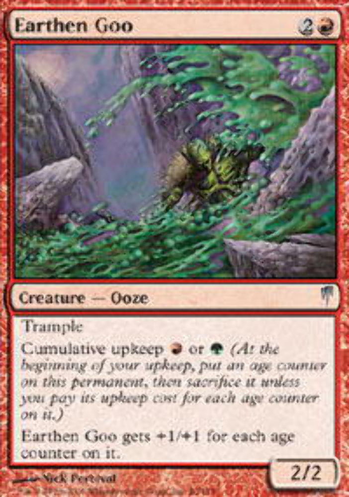 Earthen Goo - ColdSnap - MTG