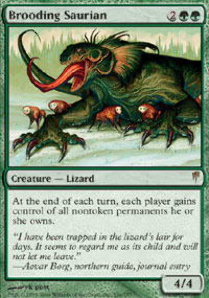 Brooding Saurian - ColdSnap - MTG