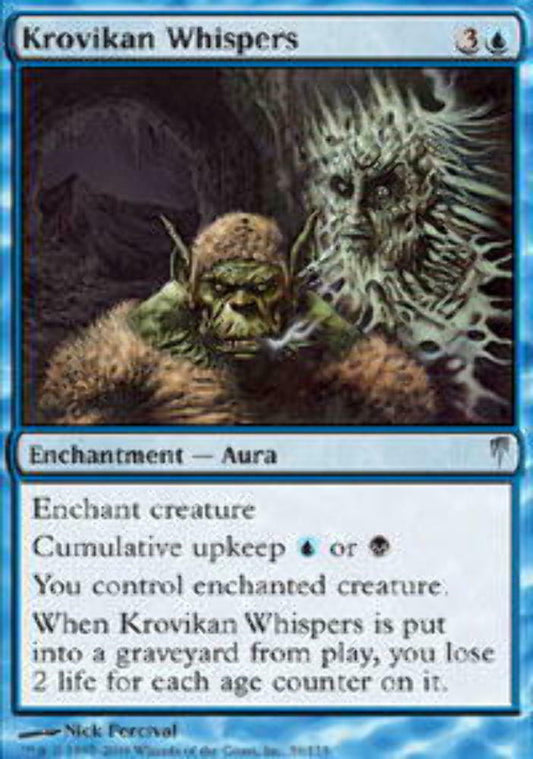 Krovikan Whispers - ColdSnap - MTG