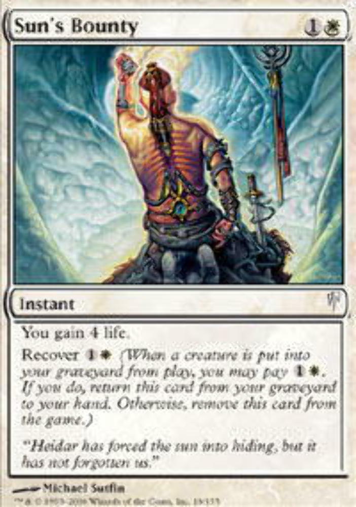 Sun's Bounty - ColdSnap - MTG