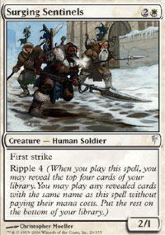 Surging Sentinels - ColdSnap - MTG