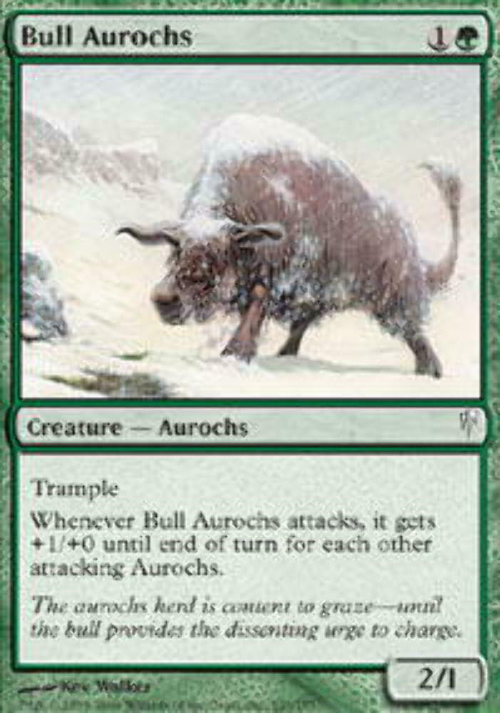 Bull Aurochs - ColdSnap - MTG