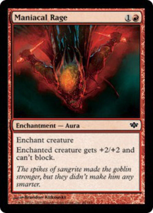 Maniacal Rage Conflux - MTG