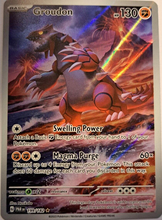 Groudon 199/182 Pokemon Scarlet & Violet: Paradox Rift