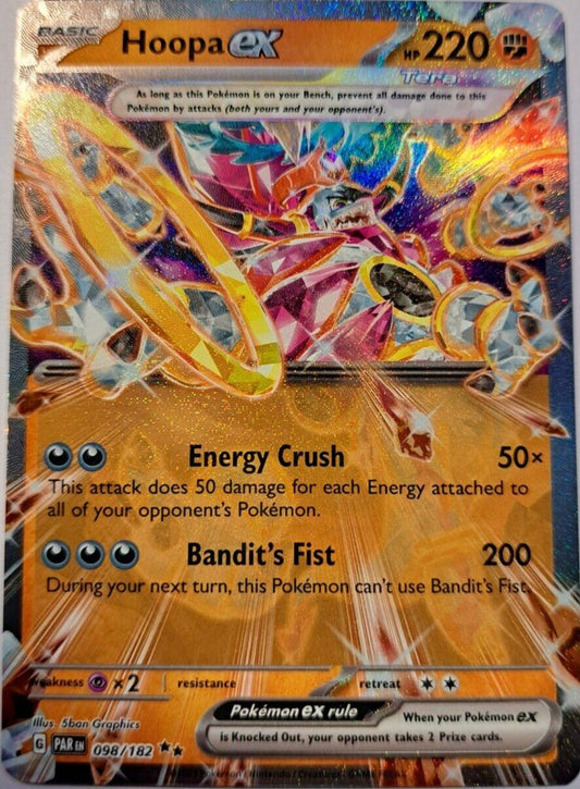 Hoopa EX 098/182 Pokemon Scarlet & Violet: Paradox Rift