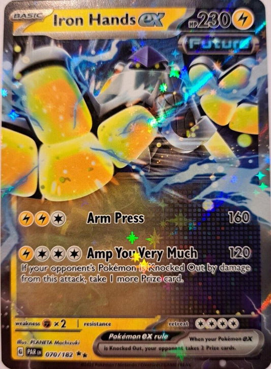 Iron Hands EX 070/182 Pokemon Scarlet & Violet: Paradox Rift