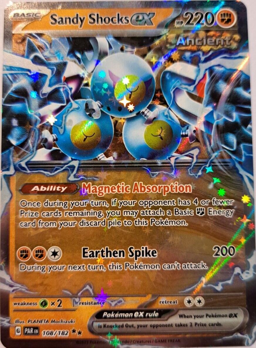 Sandy Shocks EX 108/182 Pokemon Scarlet & Violet: Paradox Rift