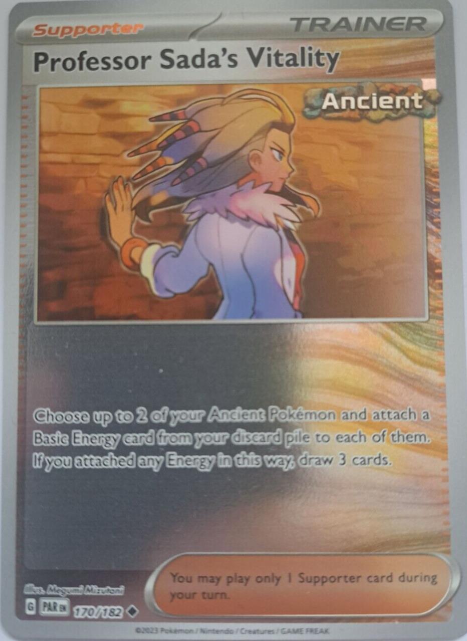 Professor Sada's Vitality 170/182 Reverse Holo Scarlet & Violet: Paradox Rift
