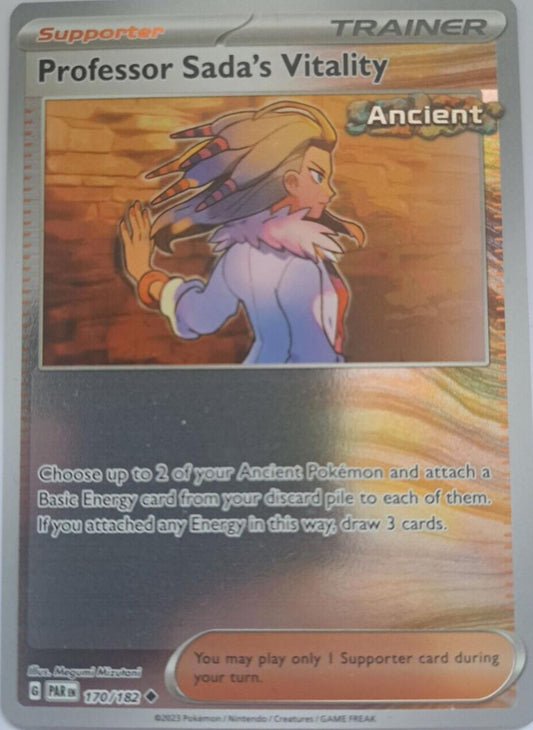 Professor Sada's Vitality 170/182 Reverse Holo Scarlet & Violet: Paradox Rift