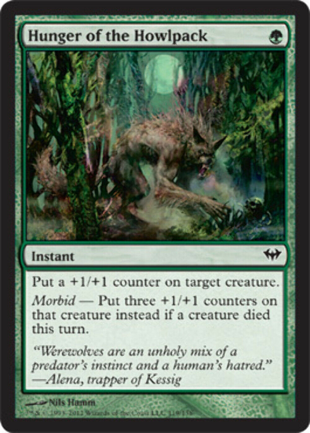 Hunger of the Howlpack - Dark Ascension - MTG