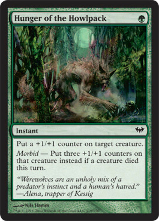 Hunger of the Howlpack - Dark Ascension - MTG