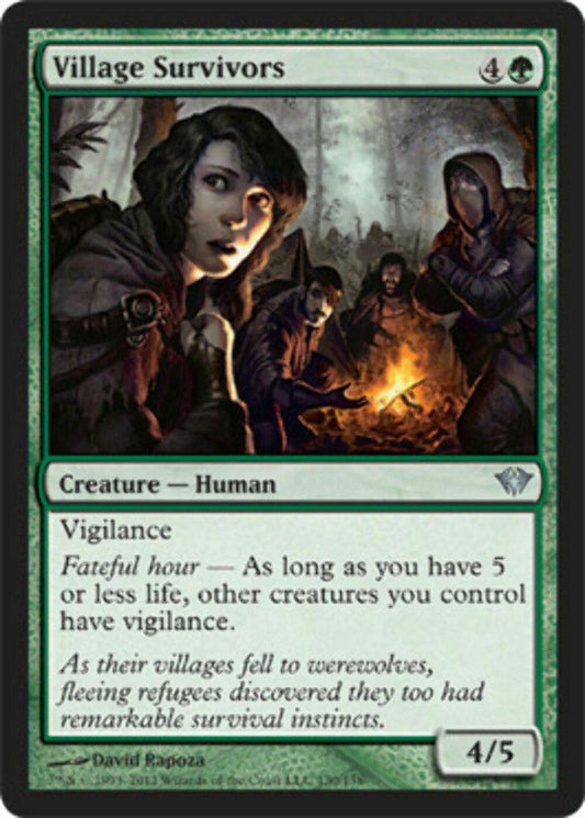 Village Survivors Dark Ascension - MTG