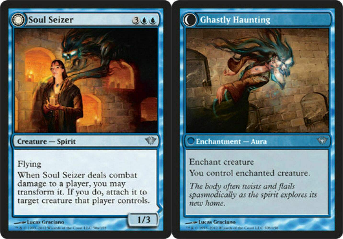 Soul Seizer // Ghastly Haunting Dark Ascension - MTG