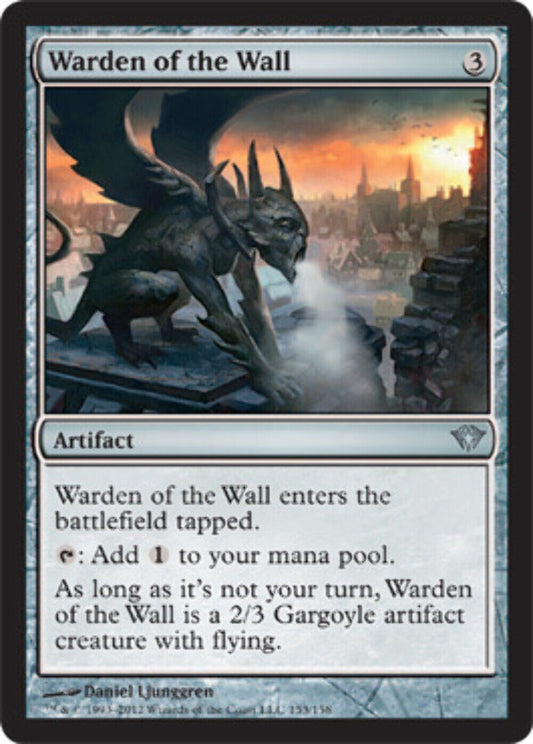 Warden of the Wall Dark Ascension - MTG
