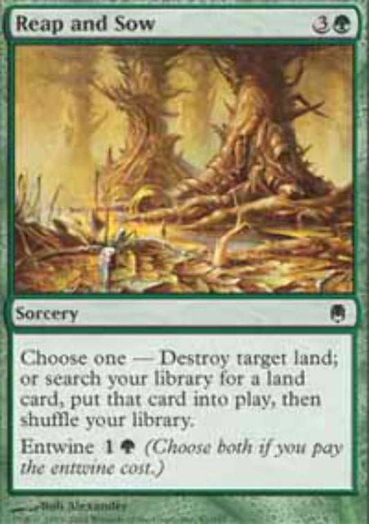 Reap and Sow Darksteel Magic the Gathering - MTG