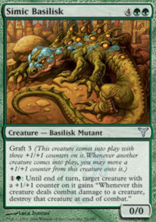 Simic Basilisk - Dissension - MTG