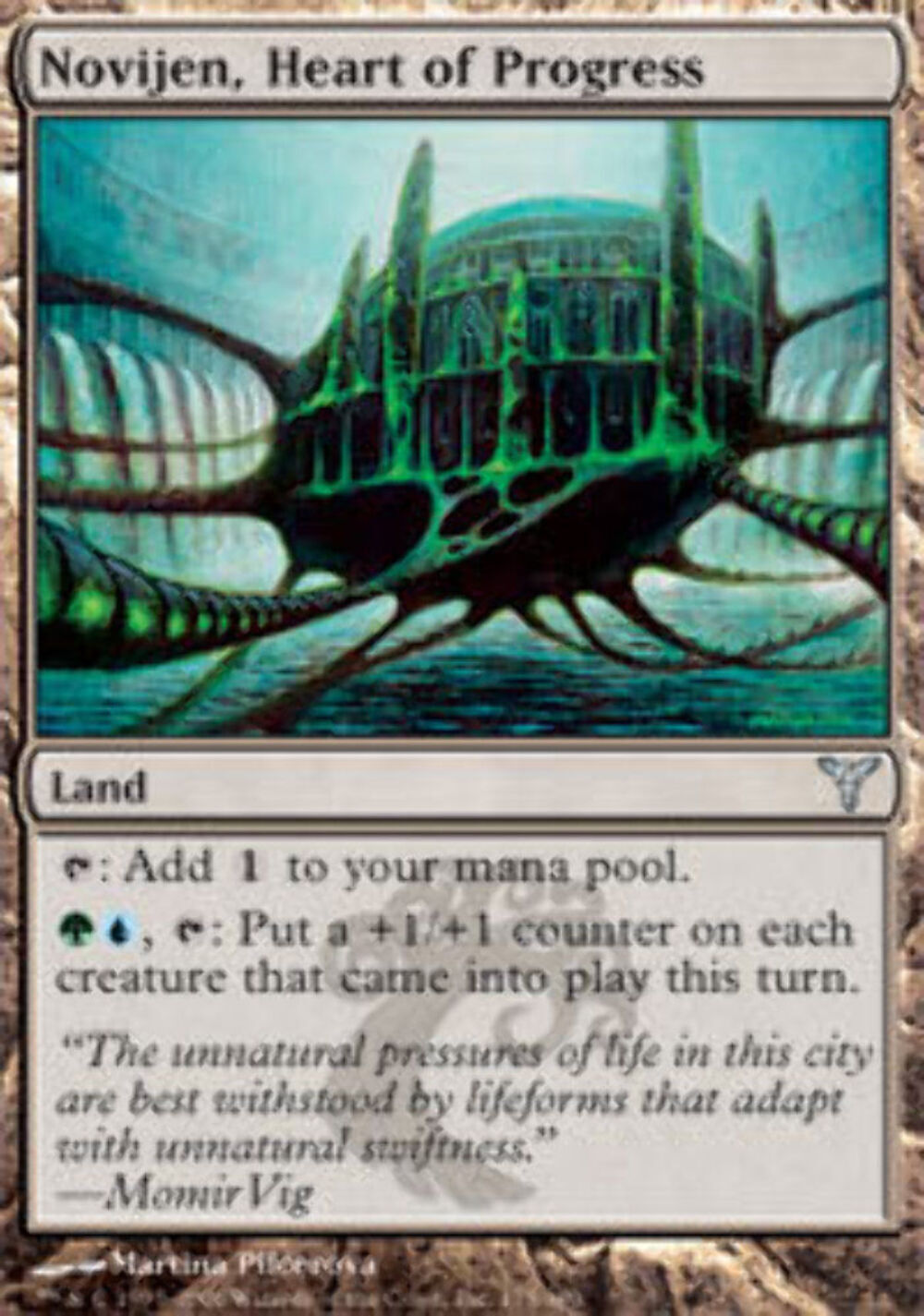 Novijen, Heart of Progress - Dissension - MTG