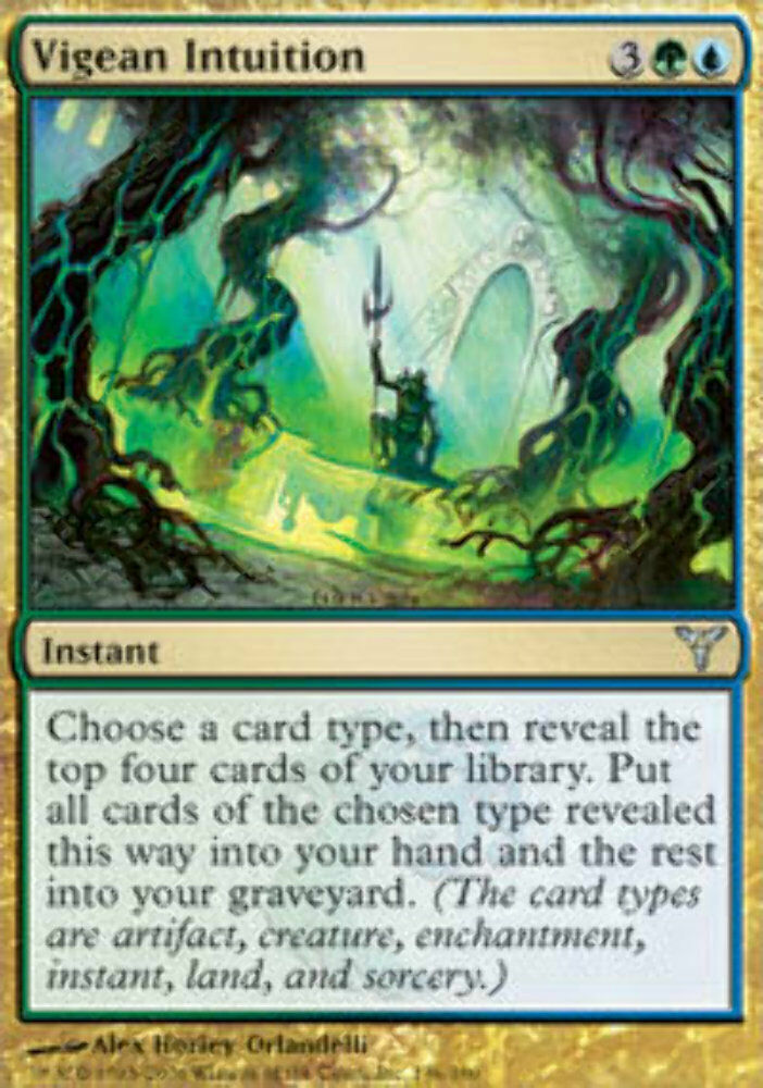 Vigean Intuition - Dissension - MTG