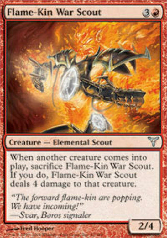 Flame-Kin War Scout - Dissension - MTG