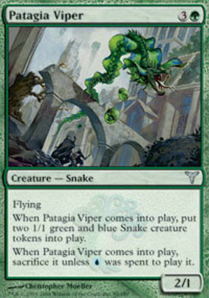 Patagia Viper - Dissension - MTG