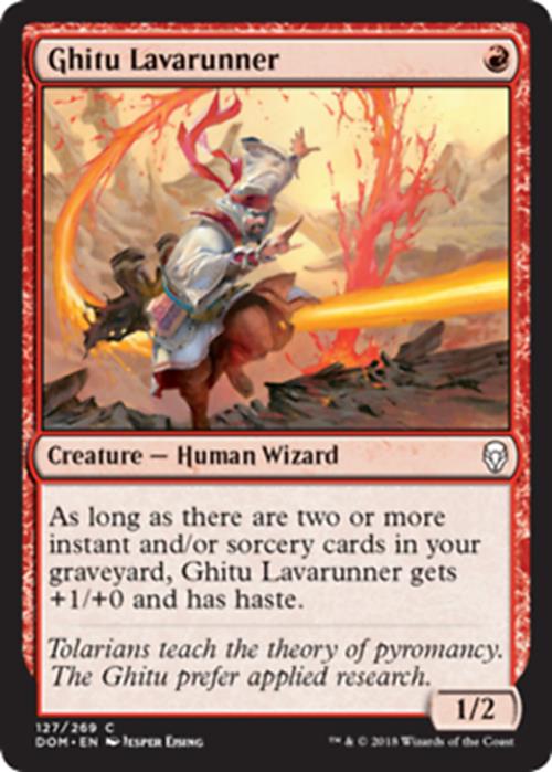 Ghitu Lavarunner Dominaria - MTG