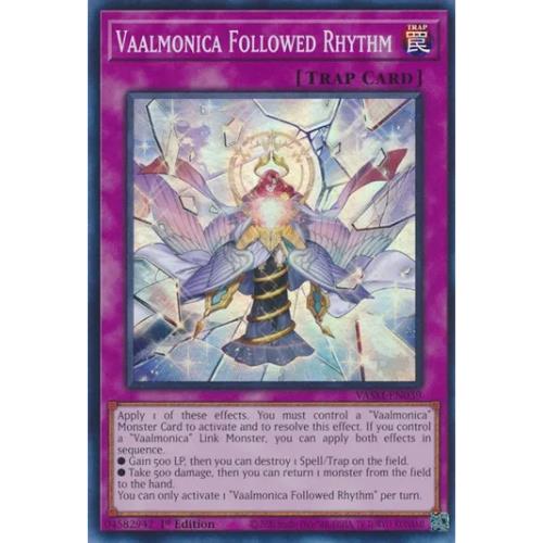 Vaalmonica Followed Rhythm - VASM-EN039 - Super Rare - YuGiOh