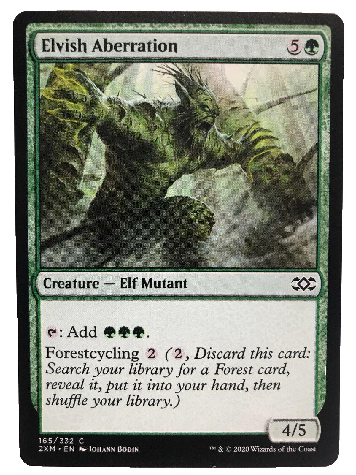 Elvish Aberration - Double Masters - MTG