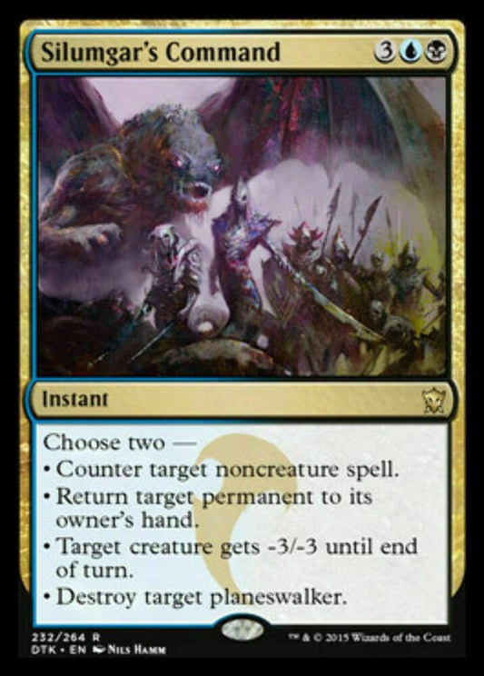 Silumgar's Command Dragons of Tarkir - MTG