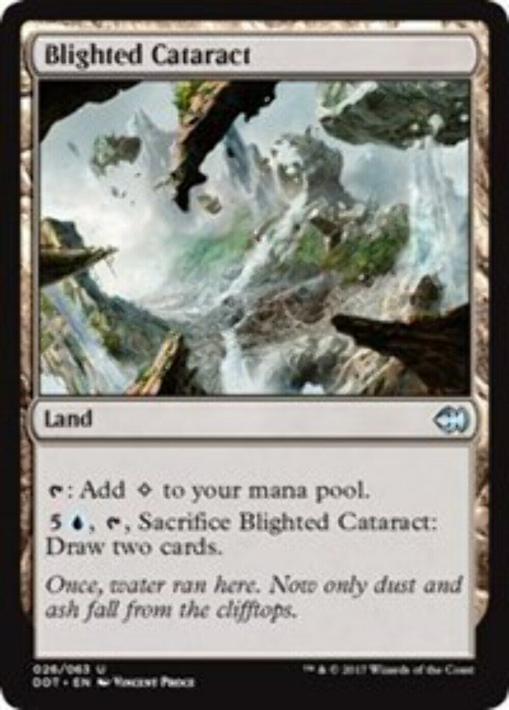 Blighted Cataract Duel Decks: Merfolk vs Goblins - MTG