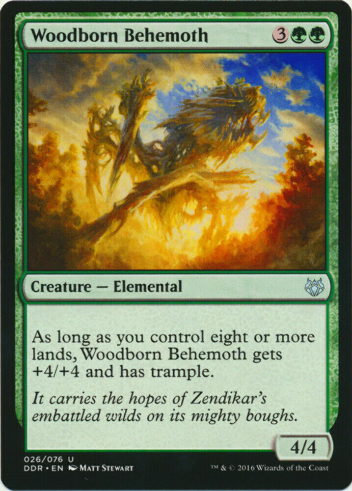 Woodborn Behemoth Duel Decks: Nissa vs Ob Nixilis - MTG